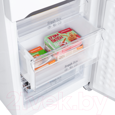 Холодильник с морозильником Maunfeld MFF 187NFW10