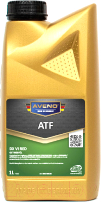 Трансмиссионное масло Aveno ATF DX VI Red / 0002-000186-001 (1л)
