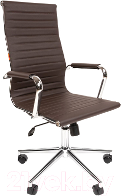 Кресло офисное Chairman 755 (экопремиум коричневый)