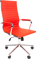Кресло офисное Chairman 755 (экопремиум красный) - 