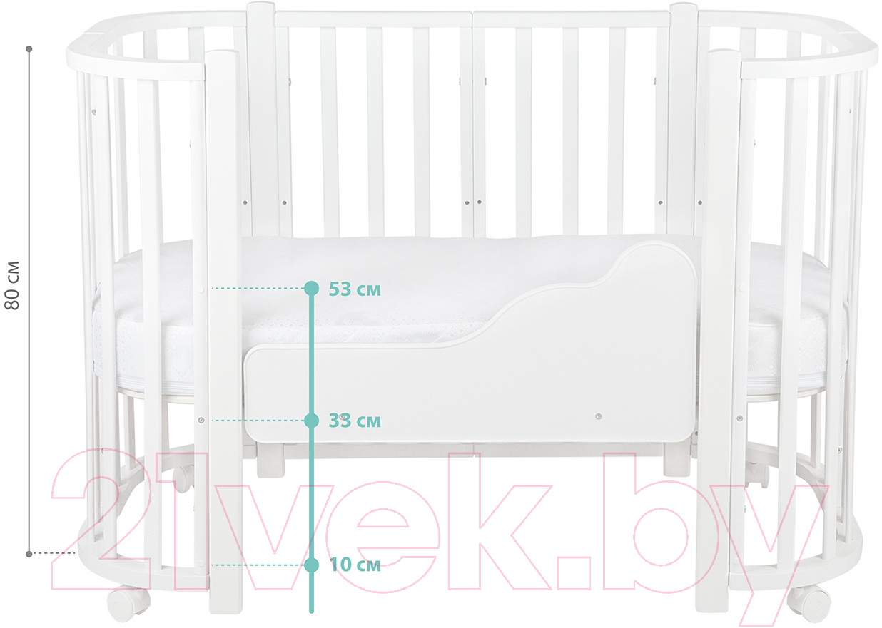 Детская кроватка INDIGO Baby Lux 3 в 1