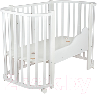 Детская кроватка INDIGO Baby Lux 3 в 1 (белый)