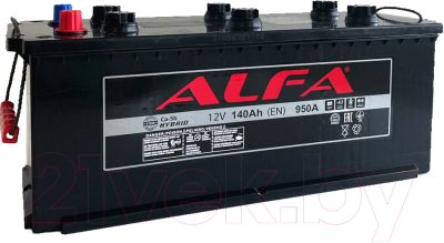 Автомобильный аккумулятор ALFA battery Рус 4 (140 А/ч)