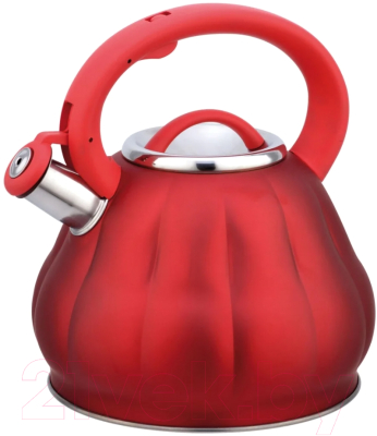 Чайник со свистком Bohmann BH-9914  (красный)