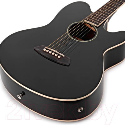 Электроакустическая гитара Ibanez Black High Gloss TCY10E-BK