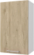 Миниатюра изображения товара Шкаф навесной для кухни Горизонт Мебель Оптима 40 (рустик натуральный)