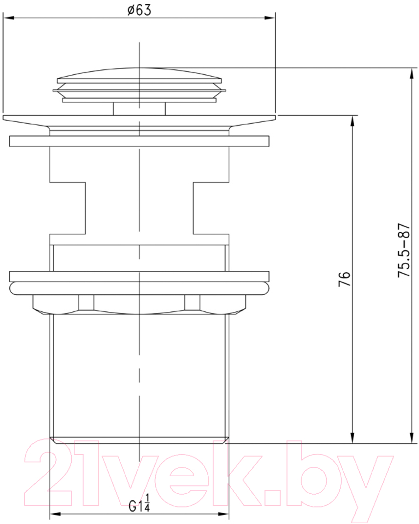 Донный клапан IDDIS 001SB01i88