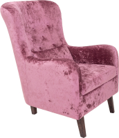 Кресло мягкое KRONES Калипсо (велюр розовый перламутр) - 