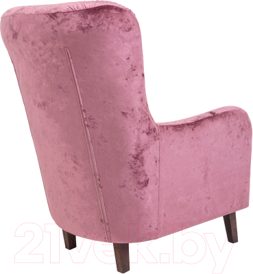 Кресло мягкое KRONES Калипсо (велюр розовый перламутр)