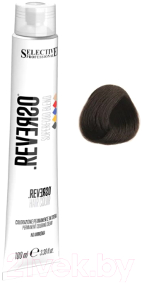 Крем-краска для волос Selective Professional Reverso Superfood 4.00 / 89400  (100мл, каштановый интенсивный)