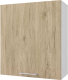 Шкаф навесной для кухни Горизонт Мебель Оптима 60 (рустик натур) - 
