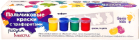 Набор для творчества Genio Kids Пальчиковые краски с трафаретом / TA1401 - 
