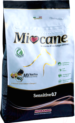 Сухой корм для собак Miocane Sensitive 0.7 Salmone (20кг)