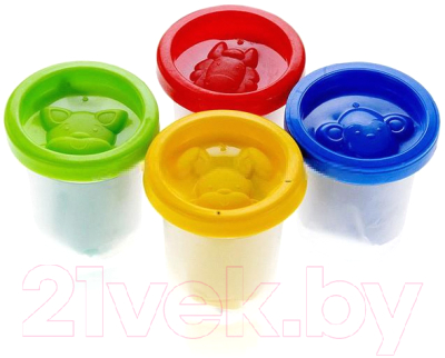 Изображение товара Набор для лепки Genio Kids Тесто-пластилин / TA1008V (4 цвета)