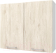 Миниатюра изображения товара Шкаф навесной для кухни Горизонт Мебель Оптима 80 (рустик молочный)
