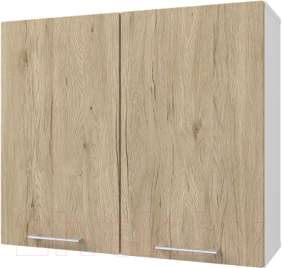 Шкаф навесной для кухни Горизонт Мебель Оптима 80 (рустик натур)