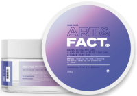 

Маска для лица кремовая Art&Fact, Carbo Activ 10% + Kaolin50% + Blue Cl10% + Black Cl10% очищающая