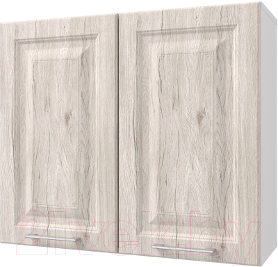 Шкаф навесной для кухни Горизонт Мебель Классик 80 (рустик серый)