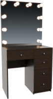 Туалетный столик с зеркалом Мир Мебели С подсветкой 24 ZW - 