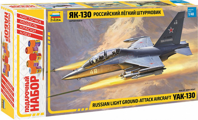 Сборная модель Звезда Российский легкий штурмовик Як-130 / 4821П -