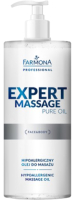 Масло для тела Farmona Professional Expert Massage Pure без запаха (500мл) - 