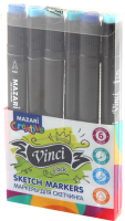 

Набор маркеров Mazari, Vinci Black / M-15136-6