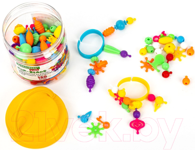 Набор для творчества Brauberg Kids Pop-Beads / 664697