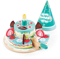 Набор игрушечных продуктов Hape Торт игрушка Счастливого дня рождения / E3180_HP - 
