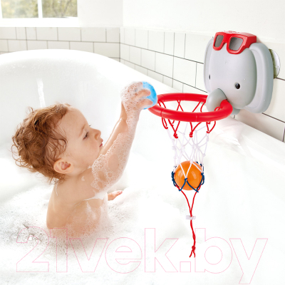 Игра для ванной Hape Баскетбольное кольцо Слоник / E0221_HP