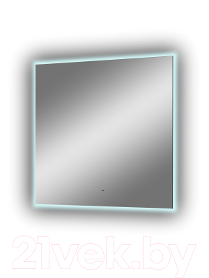 Зеркало Континент Trezhe Led 100x100 (с бесконтактным сенсором холодная подсветка)