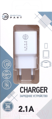 Адаптер питания сетевой Digitalpart WC-121 (белый)