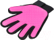 Массажная расческа для животных Trixie 23132 (розовый/черный) - 