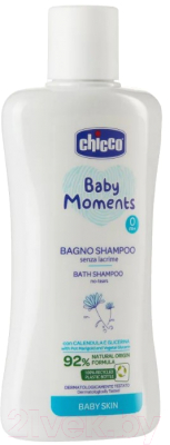 Средство для купания Chicco Baby Moments без слез с календулой / 00010590000000 (200мл)