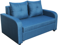 Диван Интер Мебель Бруно 140 (рогожка тесла синий) - 
