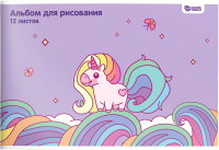 

Альбом для рисования Schoolformat, Сказочный единорожек / АЛ12-СКЕ