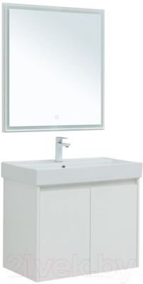 Комплект мебели для ванной Aquanet Lino 75 / 302535