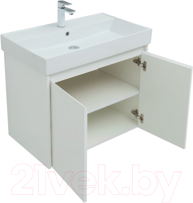 Комплект мебели для ванной Aquanet Lino 75 / 302535