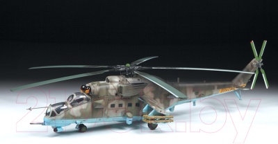 Сборная модель Звезда Российский ударный вертолет Ми-35М / 4813