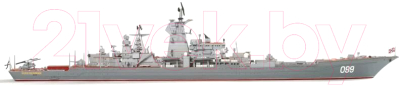 Сборная модель Звезда Атомный ракетный крейсер Петр Великий / 9017
