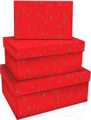 Набор коробок подарочных Meshu Christmas Trees / MS_46610