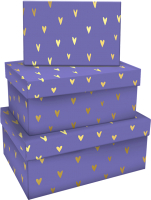 Набор коробок подарочных Meshu Hearts of gold / MS_46609 - 