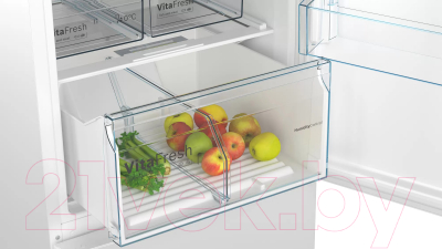 Холодильник с морозильником Bosch KGN39XW27R