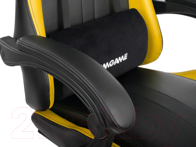 Кресло геймерское Vmmgame Throne / OT-B31Y (золотисто-желтый)