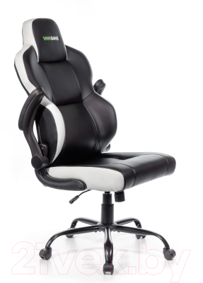Кресло геймерское Vmmgame Unit / XD-A-BKWE (черный/белый)