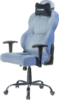 Кресло геймерское Vmmgame Unit Fabric Upgrade с регулируемой спинкой / XD-A-FBR-BE-B23 (синий) - 