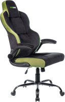Кресло геймерское Vmmgame Unit Velour / XD-A-VRBKGN (черный/зеленый) - 