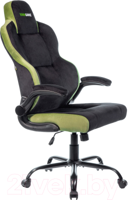 Кресло геймерское Vmmgame Unit Velour / XD-A-VRBKGN (черный/зеленый)