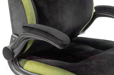 Кресло геймерское Vmmgame Unit Velour / XD-A-VRBKGN (черный/зеленый)