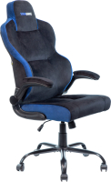 Кресло геймерское Vmmgame Unit Velour / XD-A-VRBKBE (черный/синий) - 