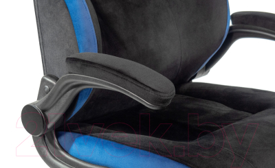 Кресло геймерское Vmmgame Unit Velour / XD-A-VRBKBE (черный/синий)